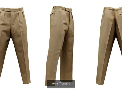 24 Military Costumes 3D Model Pack