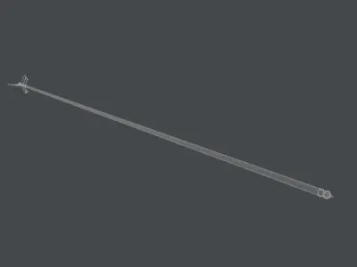 Bow and Arrow Low-poly 3D model order
