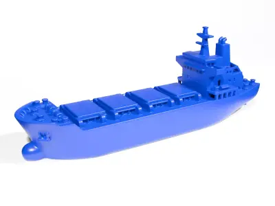 Cargo ship 2 3D print model