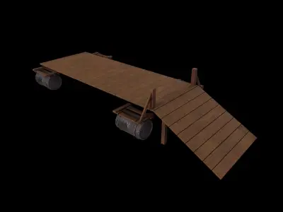 Little Harbor - Game Ready - Low Poly PBR 3D Model  Low-poly 3D model