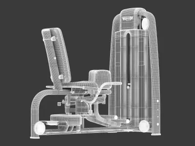 Technogym Selectorized Selection 700 Dual Abductor 3D model
