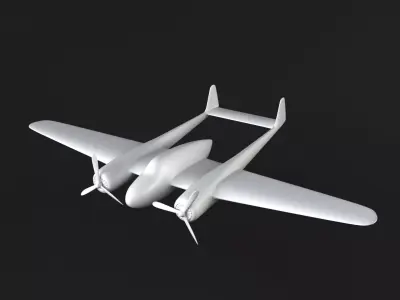 Airplane Fokker Dixieland 3D print model