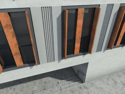 Office Building 05  Low-poly 3D model