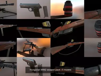 Hungarian WW2 weapon pack