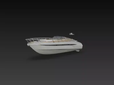 Luxury Modern Speed Boat Yacht 3D Print STL 3D print model