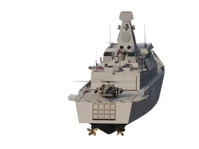 GREEK NAVY STEALTH CORVETTE  3D model