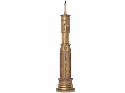 Manual water pump 3D model