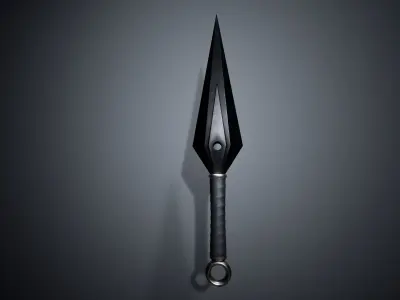 Kunai Free low-poly 3D model purchase