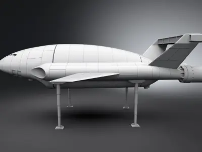 Thunderbird 2 scale model 3D print model