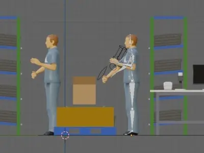 DAS Digital Assorting System 3D designed model 3D model