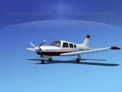 Piper Cherokee Arrow 3D model shop