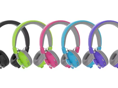 Ear Kids Headphones 3D model