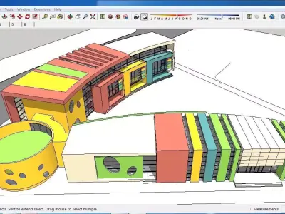 Sketchup Kindergarten A3 3D model