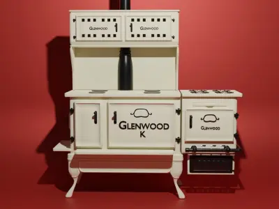 Retro range oven  3D model