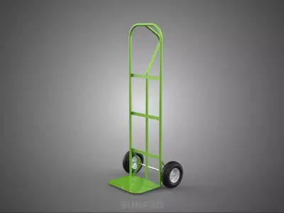 P HANDLE GRIP TROLLEY CART HAND TRUCK DOLLY BAG SACK BARROW BOX 3D model