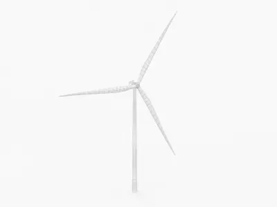 Wind Turbine Goldwind GW5S Mw-Pmdd 3D model