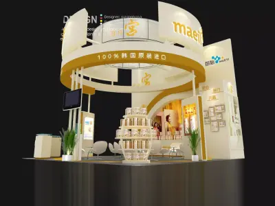 Exhibition - Area -6X6-3DMAX2009-27 3D model
