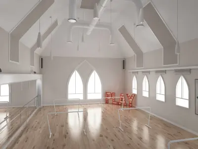 Dance Studio 3D model purchase