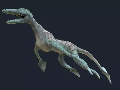 Sea Monster Low-poly 3D model