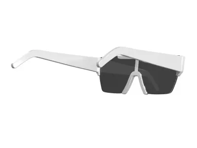 Combo Color Square Sunglasses 3D model