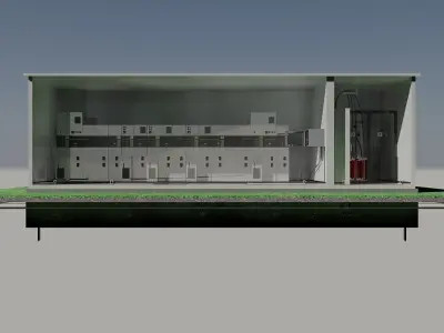 Distribution Station Free 3D model