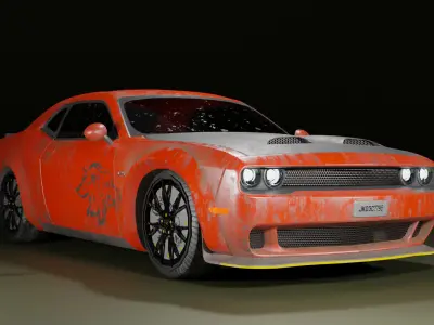 Dodge Jailbreaker Car Low-poly 3D model