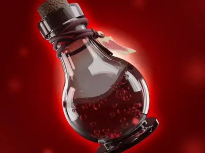 stylized Potion  3D model