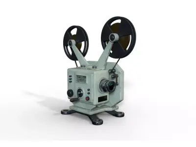 Vintage Projector Camera 3D model