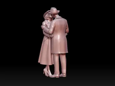 man woman  3D print model