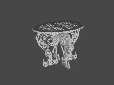 Table 3D model 8