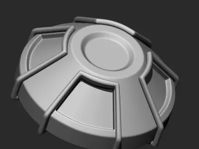 Sci-fi Hardsurface IMM Brush Pack 9 in One vol 2 3D model
