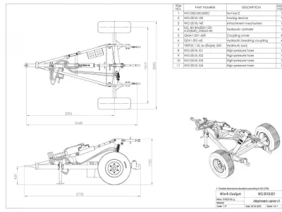 WG 0018 - Attachment carrier 3D model purchase