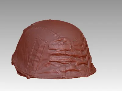 German Waffen SS helmet WWII 3D model