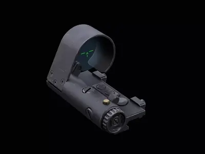 Shpak-1M Red Dot Sight Low-poly 3D model