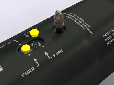 M261 Rocket Launcher 3D model