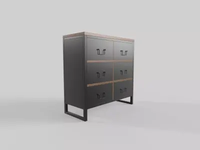 Drawers Industrial 3D model