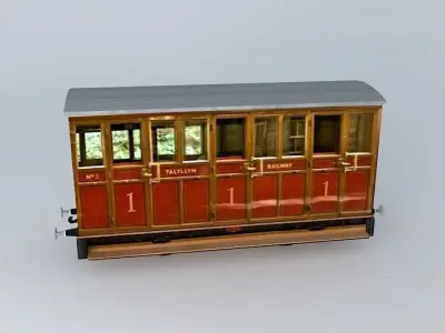 Eco Rail N/Gauge TALYLLYN 1st Sidings Junk Old Steam Days Free 3D model