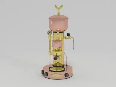 Micro Coffee Maker Semiautomatic SX 3D model