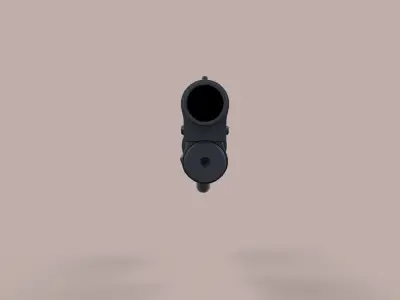 Remington 870 from the movie Terminator 3 3D model