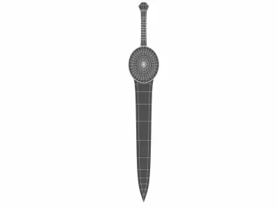 Collection of 12 special swords 3D model
