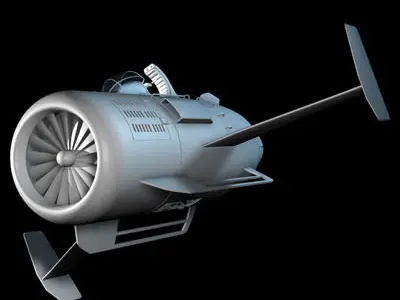 Turbine bike 3D model