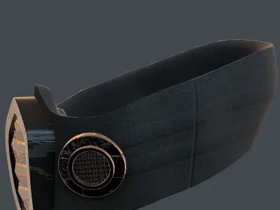 Gas mask helmet 3d model scifi Low-poly  Low-poly 3D model 24