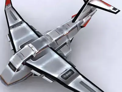 3DRT - Sci-Fi Forces - Bomber 1  Low-poly 3D model