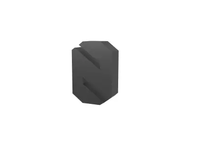 Sci-Fi Number 0 v1 001 Low-poly 3D model