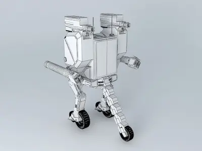 Gun Ru steel skull Free 3D model