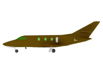 AIRCRAFT FALCON10 3D model