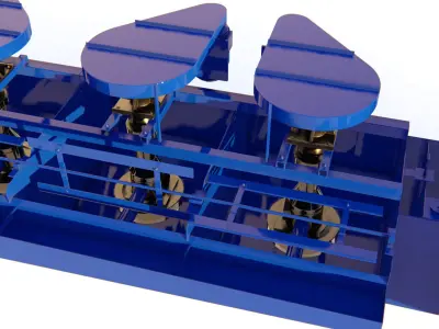 flotation machine 3D Model 3D model