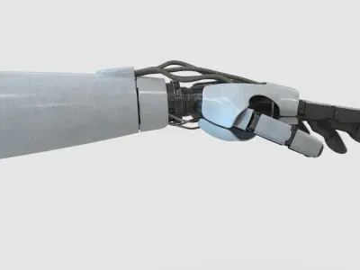  Robot Hand High Quality Photorealistic 3D Model 