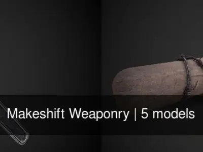 Makeshift Weaponry 3D Model Pack