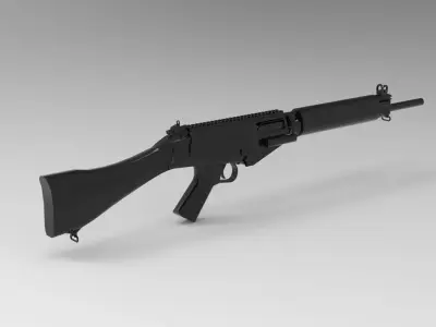 L1A1 Self-Loading Rifle 3D model